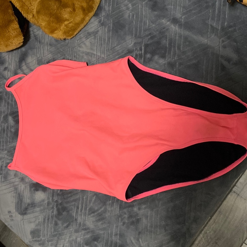 Neon pink jolyn onesie